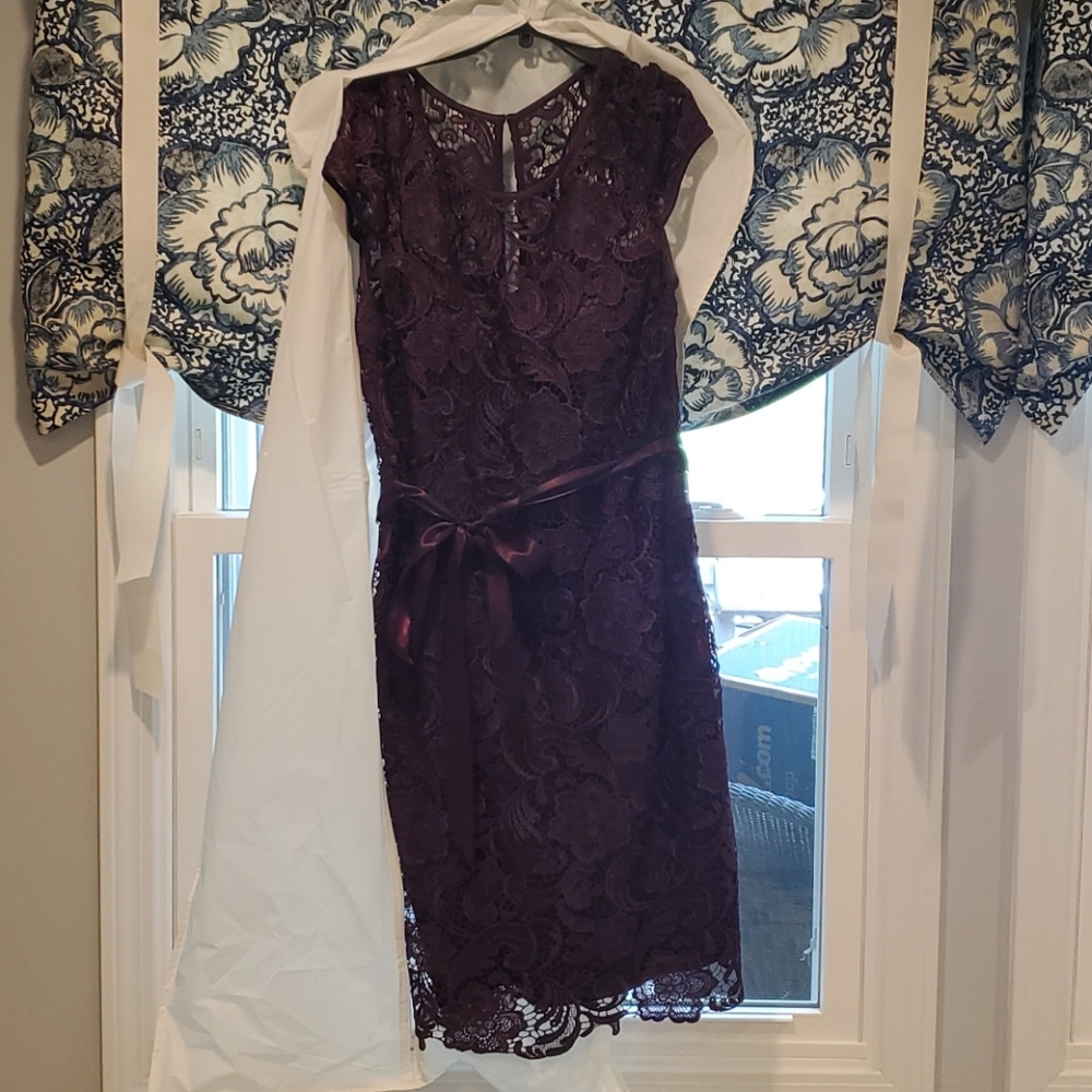 Adrianna papell purple dress